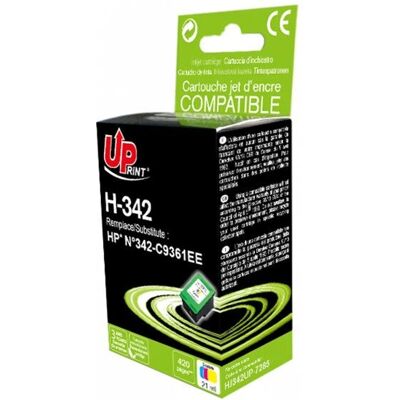 T3AZUR HJ342UP - Cartouche d'encre pour HP 342 - 18ml, 420 pages - Publicité T3AZUR HJ342UP - Cartouche d'encre pour HP 342 - 18ml, 420 pages - Publicité