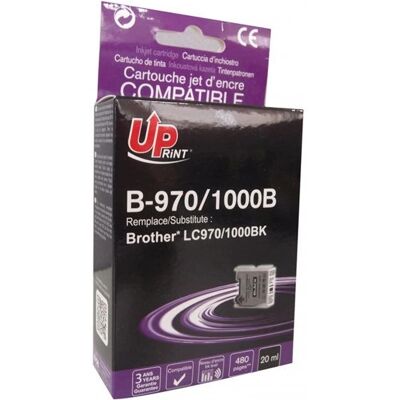 Cartouche d'encre noire Brother LC-970BK - Accessoire d'imprimante - Publicité Cartouche d'encre noire Brother LC-970BK - Accessoire d'imprimante - Publicité
