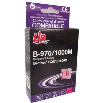 UPrint Magenta Tintenpatrone - Kompatibel mit Brother LC-970M - Premiumqualität UPrint Magenta Tintenpatrone - Kompatibel mit Brother LC-970M - Premiumqualität