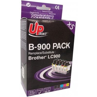 T3AZUR BJ900UPP5 Cartouche d'encre - Noir, Cyan, Magenta, Jaune T3AZUR BJ900UPP5 Cartouche d'encre - Noir, Cyan, Magenta, Jaune