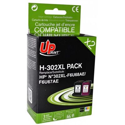 Cartouche de toner T3AZUR HJ302XLUPP2 - 4 couleurs - 480 pages Cartouche de toner T3AZUR HJ302XLUPP2 - 4 couleurs - 480 pages