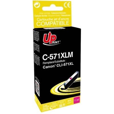 UPrint C-571XLM Tintenpatrone - Hohe Reichweite Magenta - Kompatibel mit Canon Pixma UPrint C-571XLM Tintenpatrone - Hohe Reichweite Magenta - Kompatibel mit Canon Pixma