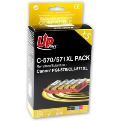 Uprint C-570-571XL Pack - Nachgefüllte Tintenpatronen für Canon Uprint C-570-571XL Pack - Nachgefüllte Tintenpatronen für Canon