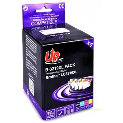 Pack Uprint B-3219XL - 4 cartouches d'encre - Noir, Cyan, Magenta, Jaune - Publicité Pack Uprint B-3219XL - 4 cartouches d'encre - Noir, Cyan, Magenta, Jaune - Publicité