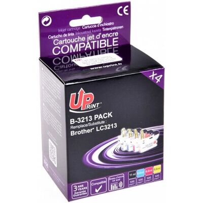 Uprint Kompatible Tintenpatronen-Pack - 4 Stk - Schwarz, Cyan, Magenta, Gelb - Tintenpatrone Uprint Kompatible Tintenpatronen-Pack - 4 Stk - Schwarz, Cyan, Magenta, Gelb - Tintenpatrone