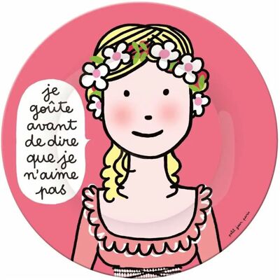 Petit Jour Paris Baby Prinzessin Dessertteller Set - BPA-frei, spülmaschinenfest, mikrovågsugn Petit Jour Paris Baby Prinzessin Dessertteller Set - BPA-frei, spülmaschinenfest, mikrovågsugn