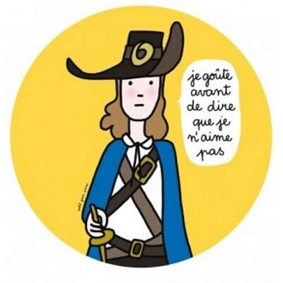 PETIT JOUR - Prince Je Goûte Avant De Dire - Mélamine - Assiettes - Publicité PETIT JOUR - Prince Je Goûte Avant De Dire - Mélamine - Assiettes - Publicité