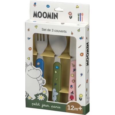 Ensemble de 3 Cubiertos pour Bébé Moomin PETIT JOUR Ensemble de 3 Cubiertos pour Bébé Moomin PETIT JOUR