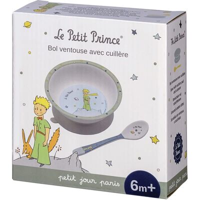 Ensemble Bol Ventouse et Cuillère Le Petit Prince de Petit Jour Paris - Publicité Ensemble Bol Ventouse et Cuillère Le Petit Prince de Petit Jour Paris - Publicité