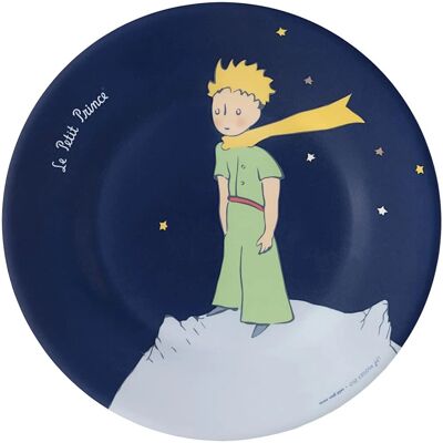 Petit Jour Der Kleine Prinz Blaue Melamin Dessertteller-Set Petit Jour Der Kleine Prinz Blaue Melamin Dessertteller-Set