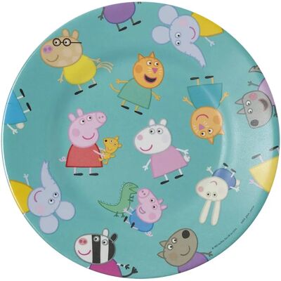 Petit Jour Paris Peppa Pig Melamin Teller - Kindergeschirr Petit Jour Paris Peppa Pig Melamin Teller - Kindergeschirr