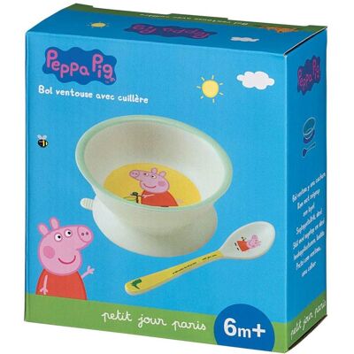 Set de Vaisselle en Mélamine Petit Jour Paris pour Tout-Petits avec Peppa Pig & Greta Gris - Écologique, Lavable en Machine - Publicité Set de Vaisselle en Mélamine Petit Jour Paris pour Tout-Petits avec Peppa Pig & Greta Gris - Écologique, Lavable en Machine - Publicité
