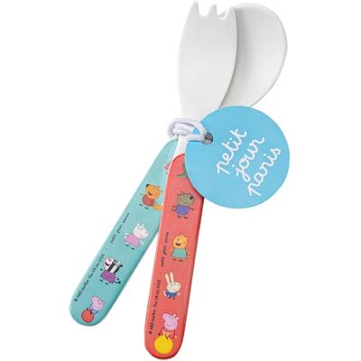 PETIT JOUR Peppa Pig Kinderbesteck - Mehrfarbig PETIT JOUR Peppa Pig Kinderbesteck - Mehrfarbig