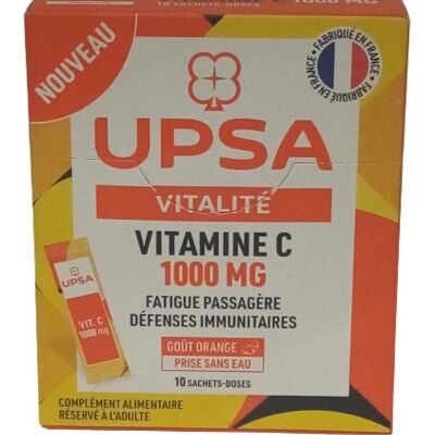 Upsa Vitamine C 1000 mg Sachets - Complément alimentaire - Publicité Upsa Vitamine C 1000 mg Sachets - Complément alimentaire - Publicité