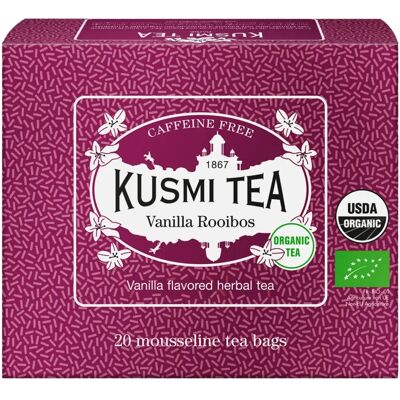 Kusmi Bio-Rooibos Vanille - Koffeinfreier Tee Kusmi Bio-Rooibos Vanille - Koffeinfreier Tee