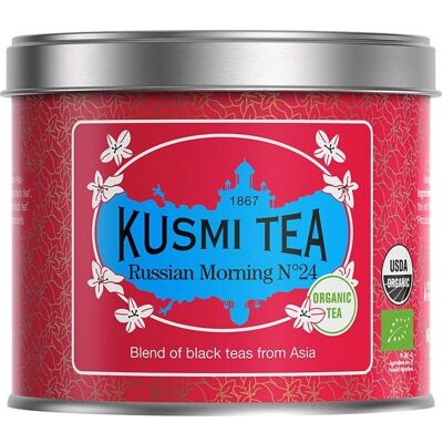 Kusmi Tea Organiczny Russian Morning N°24 - Czarna herbata z Chin i Cejlonu Kusmi Tea Organiczny Russian Morning N°24 - Czarna herbata z Chin i Cejlonu