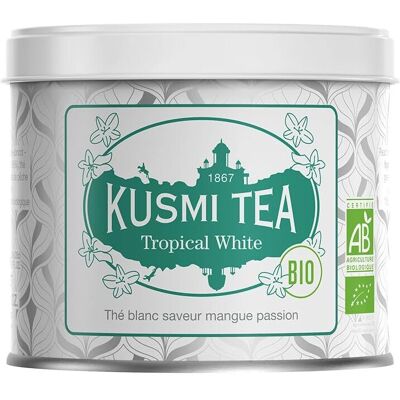 Kusmi Tea Organiczna Tropikalna Biała Herbata - Mango i Marakuja Kusmi Tea Organiczna Tropikalna Biała Herbata - Mango i Marakuja