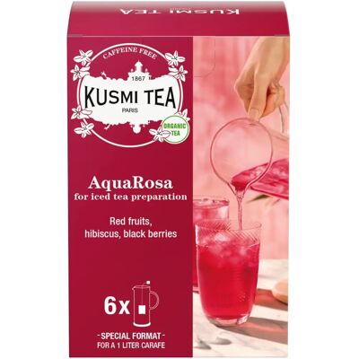 Kusmi Tea AquaRosa Hibiskus Rote Früchte Bio Tee Kusmi Tea AquaRosa Hibiskus Rote Früchte Bio Tee