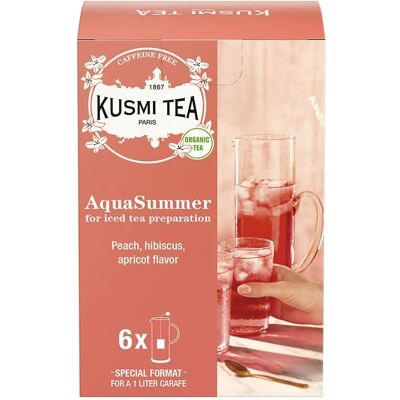 Kusmi Tea - Bio AquaSummer Hibiskus Pfirsich Aprikose Kräuterte Kusmi Tea - Bio AquaSummer Hibiskus Pfirsich Aprikose Kräuterte