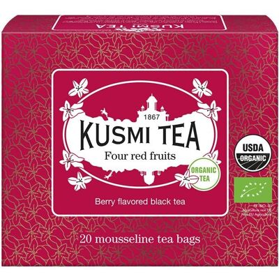 Kusmi Schwarzer Tee Vier Rote Früchte - Tee Kusmi Schwarzer Tee Vier Rote Früchte - Tee