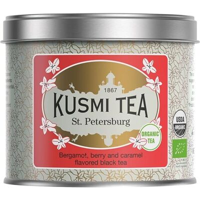 Kusmi Tea St-Pétersbourg Organiczna Czarna Herbata - Wanilia, Owoce, Karmel Kusmi Tea St-Pétersbourg Organiczna Czarna Herbata - Wanilia, Owoce, Karmel