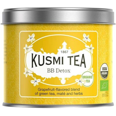 Kusmi Tea Bio BB Detox - Zielona Herbata, Grejpfrut, Mięta - 100g Kusmi Tea Bio BB Detox - Zielona Herbata, Grejpfrut, Mięta - 100g