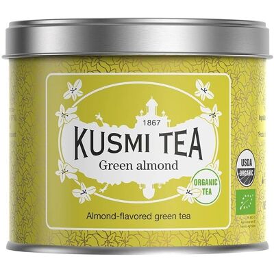 Kusmi Thé Vert Bio avec Amande - Type de Thé - Publicité Kusmi Thé Vert Bio avec Amande - Type de Thé - Publicité