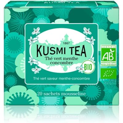 Kusmi Tea Bio Grüner Tee mit Minze und Gurke Kusmi Tea Bio Grüner Tee mit Minze und Gurke
