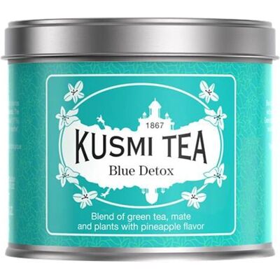 Kusmi Blue Detox Thé Vert Ananas - Détox & Saveurs Tropicales - Publicité Kusmi Blue Detox Thé Vert Ananas - Détox & Saveurs Tropicales - Publicité