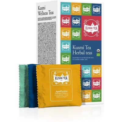 Kusmi Tea Bio Kräutertee Geschenkset - Frucht, Blumen, Würze Kusmi Tea Bio Kräutertee Geschenkset - Frucht, Blumen, Würze