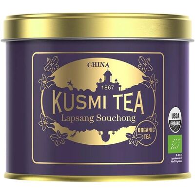 Kusmi Thé Bio Lapsang Souchong - Thé Noir - 90 g - Publicité Kusmi Thé Bio Lapsang Souchong - Thé Noir - 90 g - Publicité