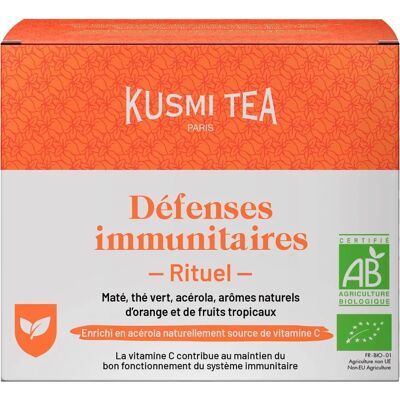 Kusmi Tea Bio Grüntee & Mate Immunabwehr Ritual - Tee Kusmi Tea Bio Grüntee & Mate Immunabwehr Ritual - Tee