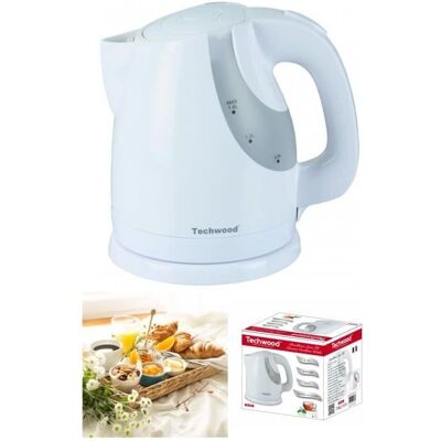 Techwood Bouilloire électrique blanche 1,6L sans fil - Bouilloire électrique - Publicité Techwood Bouilloire électrique blanche 1,6L sans fil - Bouilloire électrique - Publicité