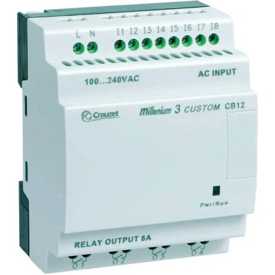 Contrôleur Logique Crouzet 88970021 Millenium 3 CB12 R - Automation Contrôleur Logique Crouzet 88970021 Millenium 3 CB12 R - Automation