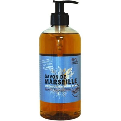 Savon liquide à l'huile d'olive Tadé - 500ml - Flacon pompe - Publicité Savon liquide à l'huile d'olive Tadé - 500ml - Flacon pompe - Publicité