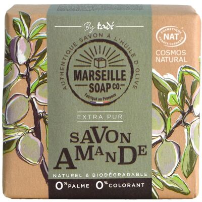 Savon d'Amande de Marseille Tadé - Naturel, Certifié Cosmos Nat - 100g - Publicité Savon d'Amande de Marseille Tadé - Naturel, Certifié Cosmos Nat - 100g - Publicité