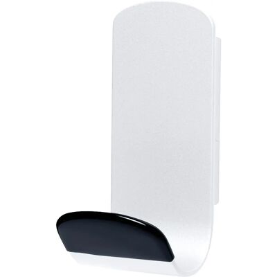 Unilux STEELY Magnetic Coat Hook - Supports 12kg - White Unilux STEELY Magnetic Coat Hook - Supports 12kg - White