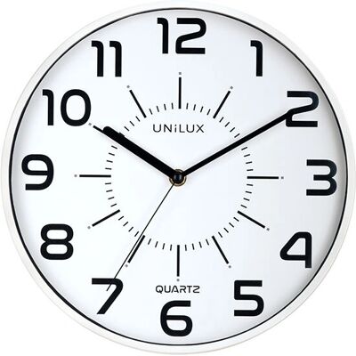 Orologio a quarzo Unilux Pop - Bianco - 28cm - Da parete Orologio a quarzo Unilux Pop - Bianco - 28cm - Da parete