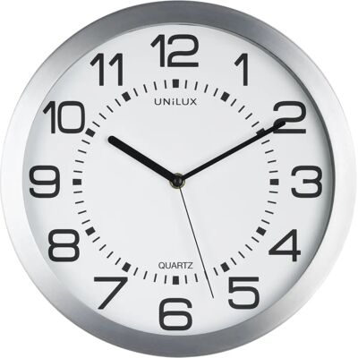 Orologio da Parete Unilux Moon - Retroilluminato, 30,5cm, Grigio - Orologio da Parete Orologio da Parete Unilux Moon - Retroilluminato, 30,5cm, Grigio - Orologio da Parete