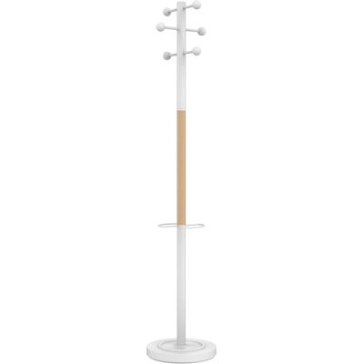 Unilux White Access Coat Rack with 6 Hooks Unilux White Access Coat Rack with 6 Hooks
