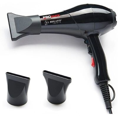 Sèche-cheveux Promex Rigato 2 Ionic - 2000W, Noir - Publicité Sèche-cheveux Promex Rigato 2 Ionic - 2000W, Noir - Publicité
