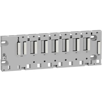 Schneider - Rack M340 - 6 Steckplätze - Montage in Panel oder auf DIN-Schiene - BMXXBP0600 Schneider - Rack M340 - 6 Steckplätze - Montage in Panel oder auf DIN-Schiene - BMXXBP0600