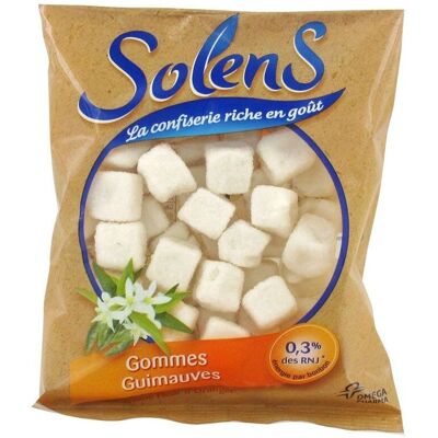 Gommes à La Guimauve SOLENS - 100g - Sans Colorants - Publicité Gommes à La Guimauve SOLENS - 100g - Sans Colorants - Publicité