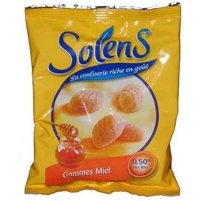 Gommes au Miel Solens - Nectar d'Acacia et Fleurs - 100g Bonbons - Publicité Gommes au Miel Solens - Nectar d'Acacia et Fleurs - 100g Bonbons - Publicité