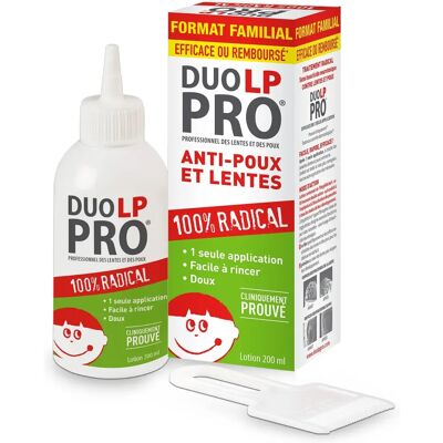 Lotion Duo LP Pro contre les poux et les lentes - 200ml - Publicité Lotion Duo LP Pro contre les poux et les lentes - 200ml - Publicité