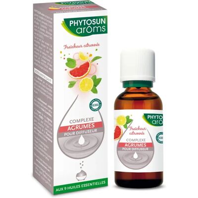 Complexe Agrumes Phytosun arôms pour Diffuseur - Mélange d’Huiles Essentielles - Publicité Complexe Agrumes Phytosun arôms pour Diffuseur - Mélange d’Huiles Essentielles - Publicité