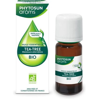 Huile Essentielle Bio de Tea-tree Phytosun Arôms - 10ml - Publicité Huile Essentielle Bio de Tea-tree Phytosun Arôms - 10ml - Publicité