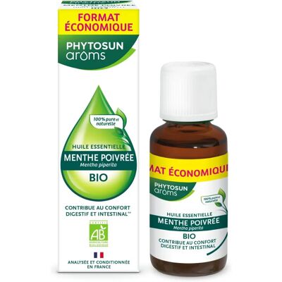 Huile essentielle bio de menthe Phytosun Arôms - Soutien digestif - 30ml Huile essentielle bio de menthe Phytosun Arôms - Soutien digestif - 30ml