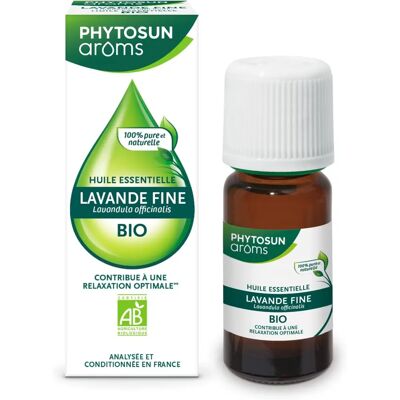 Huile Essentielle Lavande Bio Relaxation 10ml - Phytosun Arôms - Publicité Huile Essentielle Lavande Bio Relaxation 10ml - Phytosun Arôms - Publicité