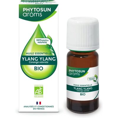 Huile Essentielle Bio Ylang Ylang PHYTOSUN ARÔMS - 5ml - Publicité Huile Essentielle Bio Ylang Ylang PHYTOSUN ARÔMS - 5ml - Publicité